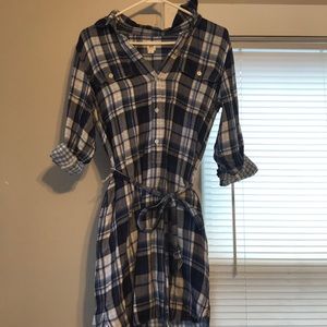 Plaid dress/long shirt